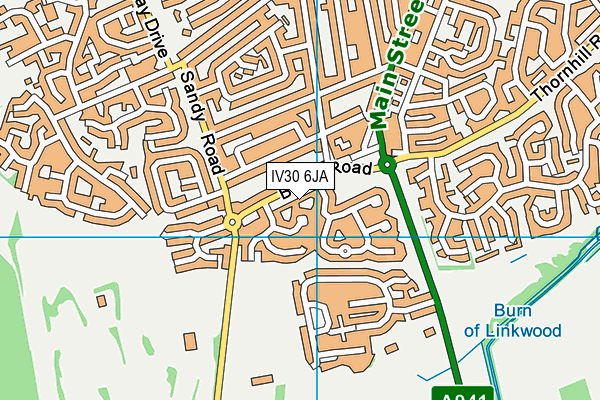 IV30 6JA map - OS VectorMap District (Ordnance Survey) IV30 6JA map - OS VectorMap District (Ordnance Survey)