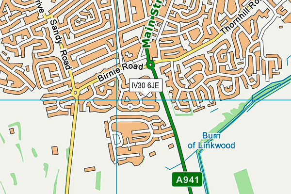 IV30 6JE map - OS VectorMap District (Ordnance Survey) IV30 6JE map - OS VectorMap District (Ordnance Survey)
