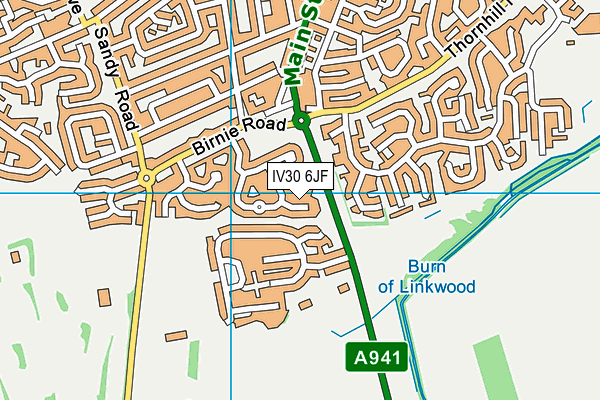 IV30 6JF map - OS VectorMap District (Ordnance Survey) IV30 6JF map - OS VectorMap District (Ordnance Survey)