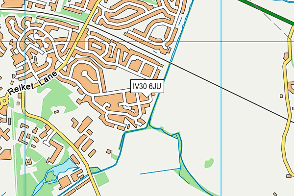 IV30 6JU map - OS VectorMap District (Ordnance Survey) IV30 6JU map - OS VectorMap District (Ordnance Survey)