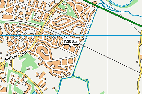 IV30 6JZ map - OS VectorMap District (Ordnance Survey) IV30 6JZ map - OS VectorMap District (Ordnance Survey)