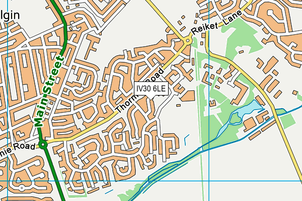 IV30 6LE map - OS VectorMap District (Ordnance Survey) IV30 6LE map - OS VectorMap District (Ordnance Survey)