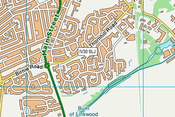 IV30 6LJ map - OS VectorMap District (Ordnance Survey) IV30 6LJ map - OS VectorMap District (Ordnance Survey)