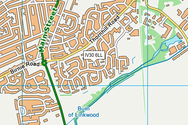 IV30 6LL map - OS VectorMap District (Ordnance Survey) IV30 6LL map - OS VectorMap District (Ordnance Survey)