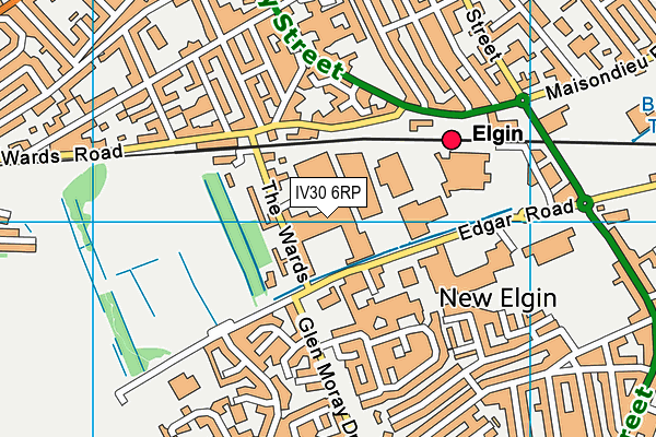 IV30 6RP map - OS VectorMap District (Ordnance Survey) IV30 6RP map - OS VectorMap District (Ordnance Survey)