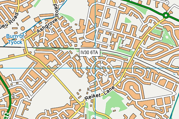 IV30 6TA map - OS VectorMap District (Ordnance Survey) IV30 6TA map - OS VectorMap District (Ordnance Survey)