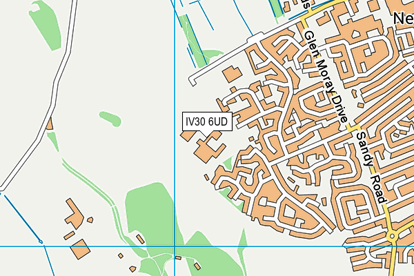 IV30 6UD map - OS VectorMap District (Ordnance Survey) IV30 6UD map - OS VectorMap District (Ordnance Survey)