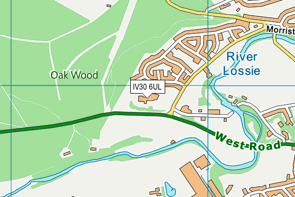 IV30 6UL map - OS VectorMap District (Ordnance Survey) IV30 6UL map - OS VectorMap District (Ordnance Survey)