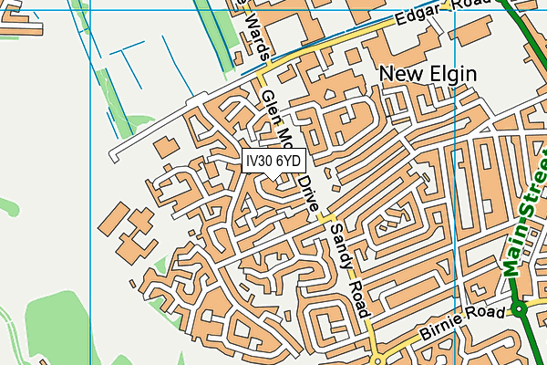 IV30 6YD map - OS VectorMap District (Ordnance Survey) IV30 6YD map - OS VectorMap District (Ordnance Survey)