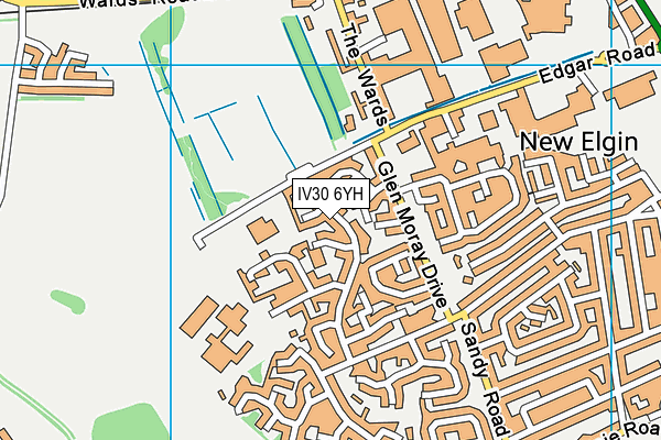 IV30 6YH map - OS VectorMap District (Ordnance Survey) IV30 6YH map - OS VectorMap District (Ordnance Survey)