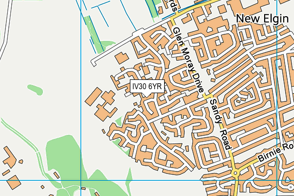IV30 6YR map - OS VectorMap District (Ordnance Survey) IV30 6YR map - OS VectorMap District (Ordnance Survey)