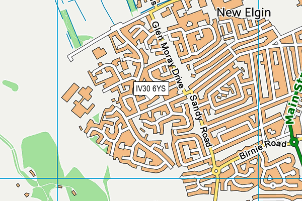 IV30 6YS map - OS VectorMap District (Ordnance Survey) IV30 6YS map - OS VectorMap District (Ordnance Survey)