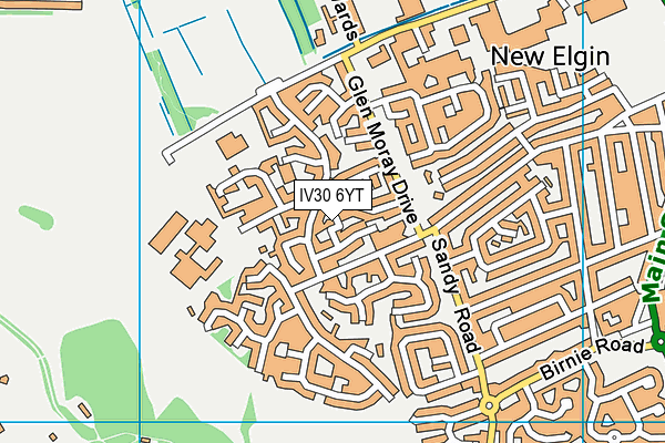 IV30 6YT map - OS VectorMap District (Ordnance Survey) IV30 6YT map - OS VectorMap District (Ordnance Survey)