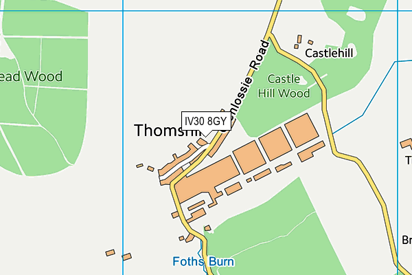 IV30 8GY map - OS VectorMap District (Ordnance Survey) IV30 8GY map - OS VectorMap District (Ordnance Survey)