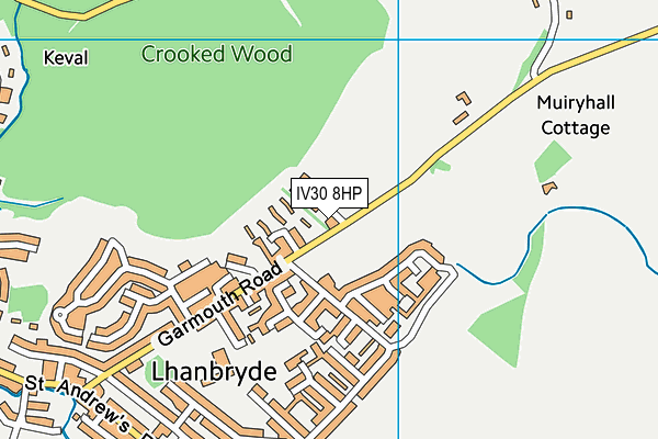 IV30 8HP map - OS VectorMap District (Ordnance Survey) IV30 8HP map - OS VectorMap District (Ordnance Survey)