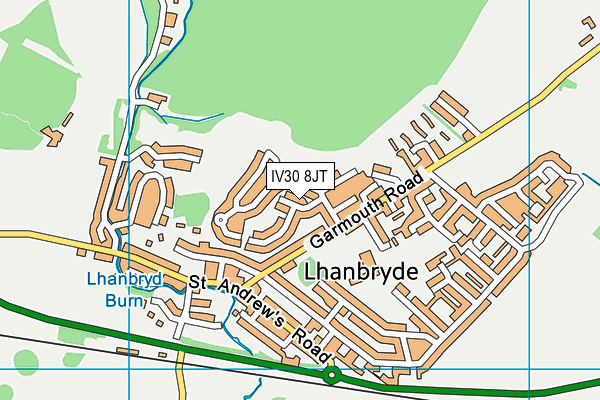IV30 8JT map - OS VectorMap District (Ordnance Survey) IV30 8JT map - OS VectorMap District (Ordnance Survey)