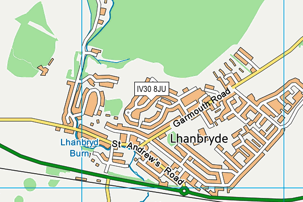 IV30 8JU map - OS VectorMap District (Ordnance Survey) IV30 8JU map - OS VectorMap District (Ordnance Survey)