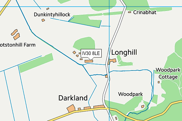 IV30 8LE map - OS VectorMap District (Ordnance Survey) IV30 8LE map - OS VectorMap District (Ordnance Survey)
