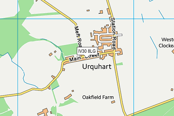 IV30 8LG map - OS VectorMap District (Ordnance Survey) IV30 8LG map - OS VectorMap District (Ordnance Survey)