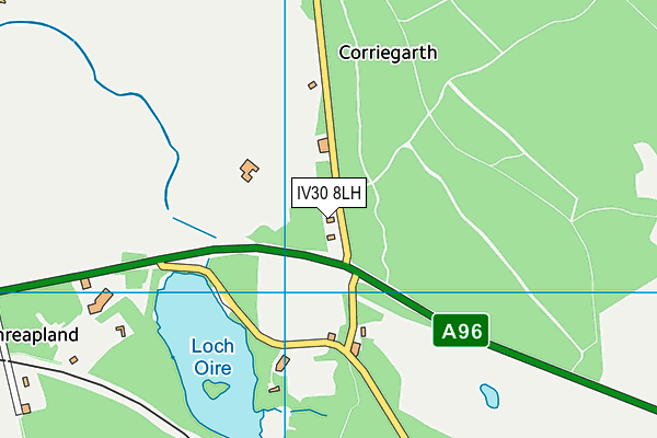 IV30 8LH map - OS VectorMap District (Ordnance Survey) IV30 8LH map - OS VectorMap District (Ordnance Survey)