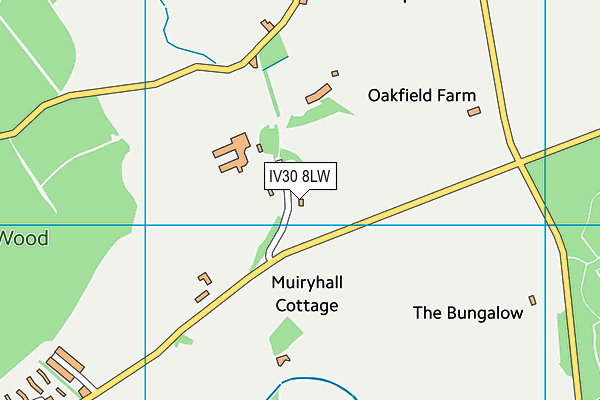 IV30 8LW map - OS VectorMap District (Ordnance Survey) IV30 8LW map - OS VectorMap District (Ordnance Survey)