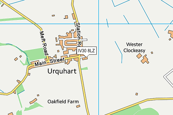 IV30 8LZ map - OS VectorMap District (Ordnance Survey) IV30 8LZ map - OS VectorMap District (Ordnance Survey)