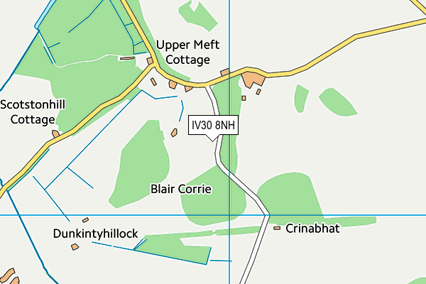 IV30 8NH map - OS VectorMap District (Ordnance Survey) IV30 8NH map - OS VectorMap District (Ordnance Survey)
