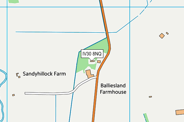 IV30 8NQ map - OS VectorMap District (Ordnance Survey) IV30 8NQ map - OS VectorMap District (Ordnance Survey)