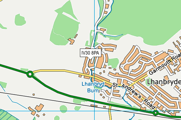 IV30 8PA map - OS VectorMap District (Ordnance Survey) IV30 8PA map - OS VectorMap District (Ordnance Survey)