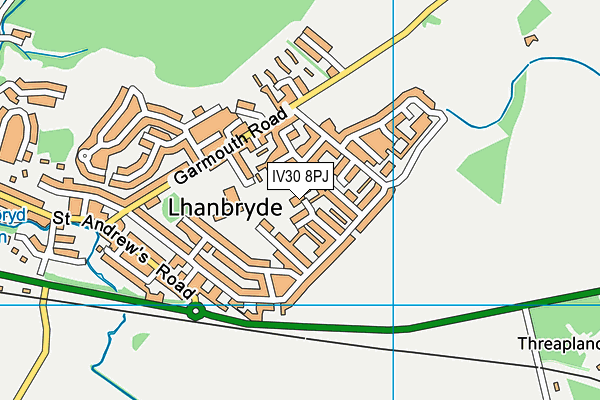 IV30 8PJ map - OS VectorMap District (Ordnance Survey) IV30 8PJ map - OS VectorMap District (Ordnance Survey)