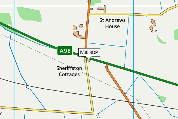 IV30 8QP map - OS VectorMap District (Ordnance Survey) IV30 8QP map - OS VectorMap District (Ordnance Survey)
