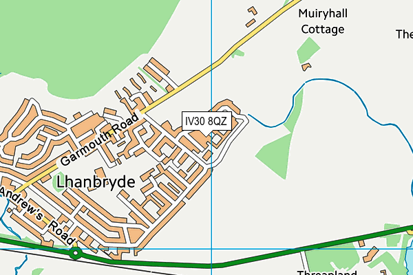 IV30 8QZ map - OS VectorMap District (Ordnance Survey) IV30 8QZ map - OS VectorMap District (Ordnance Survey)