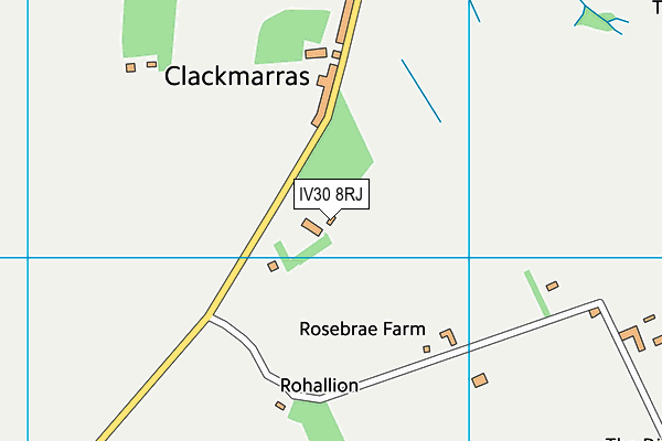 IV30 8RJ map - OS VectorMap District (Ordnance Survey) IV30 8RJ map - OS VectorMap District (Ordnance Survey)