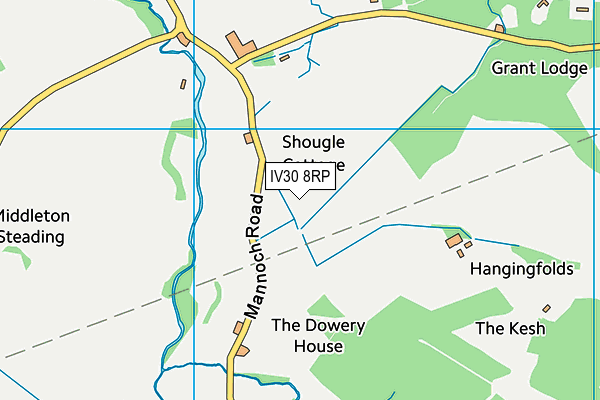 IV30 8RP map - OS VectorMap District (Ordnance Survey) IV30 8RP map - OS VectorMap District (Ordnance Survey)