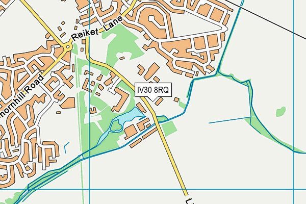 IV30 8RQ map - OS VectorMap District (Ordnance Survey) IV30 8RQ map - OS VectorMap District (Ordnance Survey)