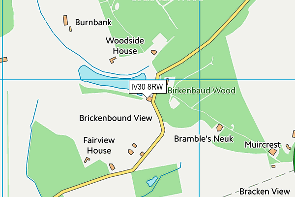 IV30 8RW map - OS VectorMap District (Ordnance Survey) IV30 8RW map - OS VectorMap District (Ordnance Survey)