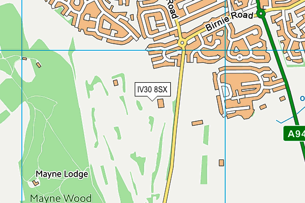 IV30 8SX map - OS VectorMap District (Ordnance Survey) IV30 8SX map - OS VectorMap District (Ordnance Survey)