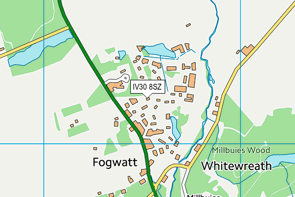 IV30 8SZ map - OS VectorMap District (Ordnance Survey) IV30 8SZ map - OS VectorMap District (Ordnance Survey)