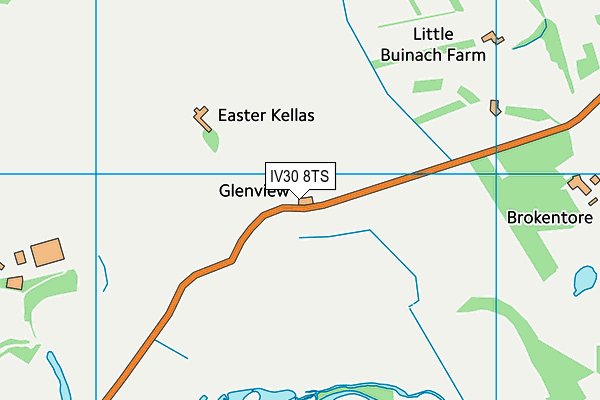 IV30 8TS map - OS VectorMap District (Ordnance Survey) IV30 8TS map - OS VectorMap District (Ordnance Survey)