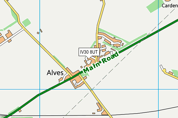 IV30 8UT map - OS VectorMap District (Ordnance Survey) IV30 8UT map - OS VectorMap District (Ordnance Survey)