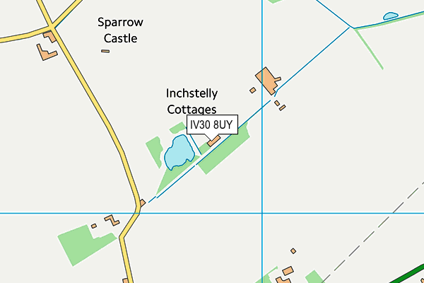 IV30 8UY map - OS VectorMap District (Ordnance Survey) IV30 8UY map - OS VectorMap District (Ordnance Survey)