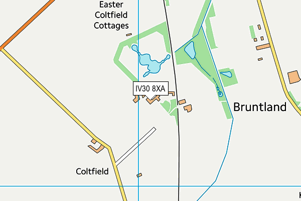 IV30 8XA map - OS VectorMap District (Ordnance Survey) IV30 8XA map - OS VectorMap District (Ordnance Survey)