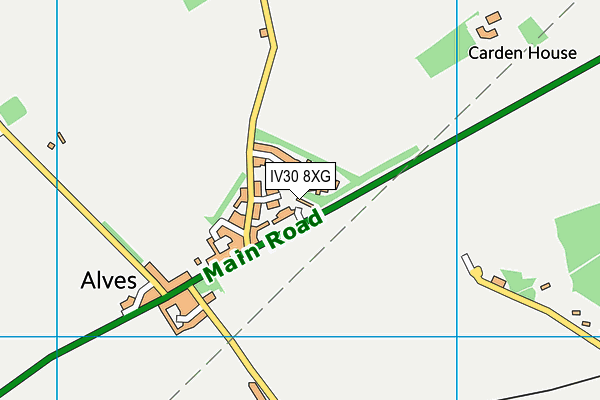 IV30 8XG map - OS VectorMap District (Ordnance Survey) IV30 8XG map - OS VectorMap District (Ordnance Survey)