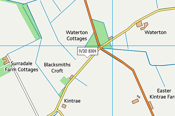 IV30 8XH map - OS VectorMap District (Ordnance Survey) IV30 8XH map - OS VectorMap District (Ordnance Survey)