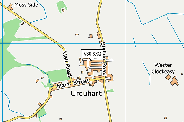 IV30 8XQ map - OS VectorMap District (Ordnance Survey) IV30 8XQ map - OS VectorMap District (Ordnance Survey)