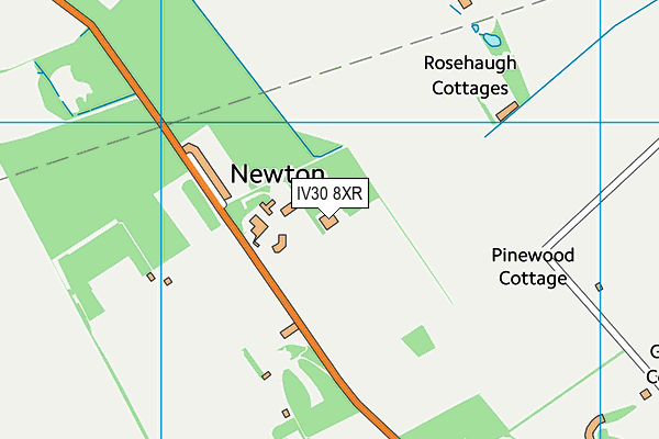 IV30 8XR map - OS VectorMap District (Ordnance Survey) IV30 8XR map - OS VectorMap District (Ordnance Survey)