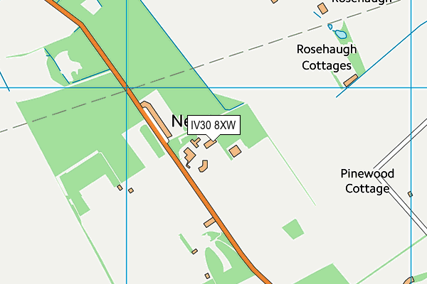 IV30 8XW map - OS VectorMap District (Ordnance Survey) IV30 8XW map - OS VectorMap District (Ordnance Survey)