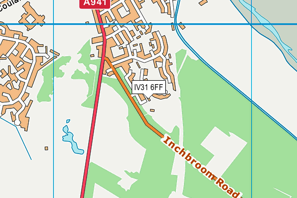 IV31 6FF map - OS VectorMap District (Ordnance Survey) IV31 6FF map - OS VectorMap District (Ordnance Survey)