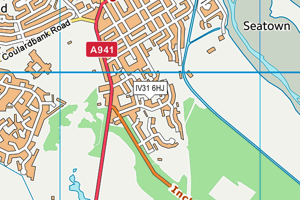 IV31 6HJ map - OS VectorMap District (Ordnance Survey) IV31 6HJ map - OS VectorMap District (Ordnance Survey)