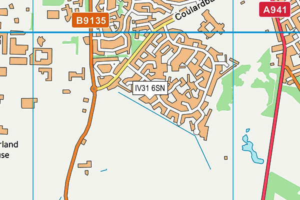 IV31 6SN map - OS VectorMap District (Ordnance Survey) IV31 6SN map - OS VectorMap District (Ordnance Survey)